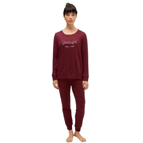 Kate Spade Purple Goodnight Two Piece Pajama Set - Picture 1 of 12
